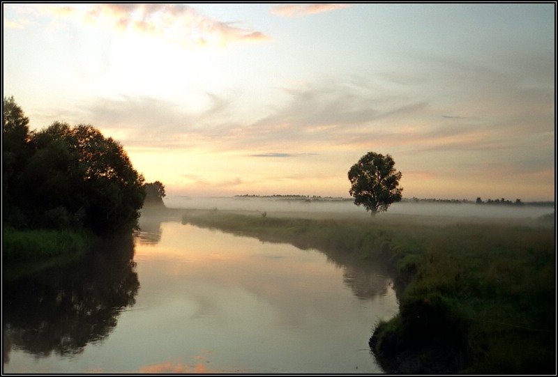 photo "Evening calmness" tags: landscape, sunset