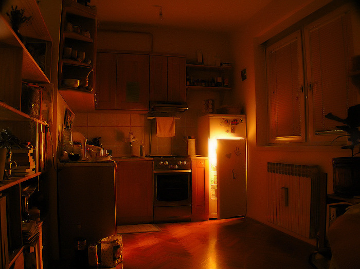 photo "Kitchen by night" tags: PF life, 