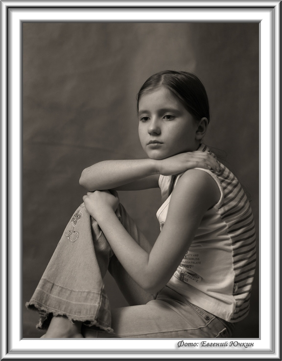 photo "Elizabeth" tags: black&white, portrait, children