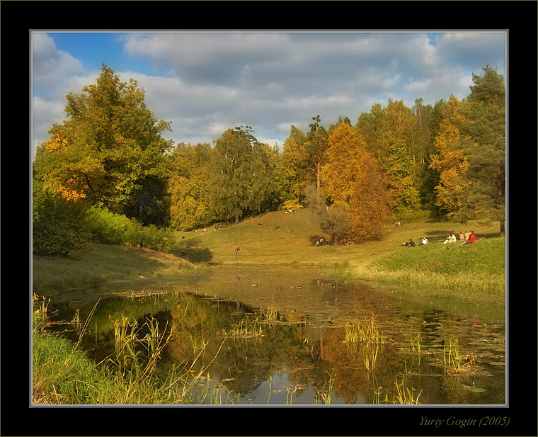 photo "Warmly Autumn park #8" tags: landscape, autumn, water
