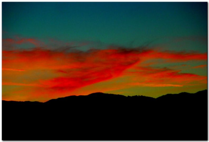 photo "Sunset Along the I-15" tags: landscape, sunset