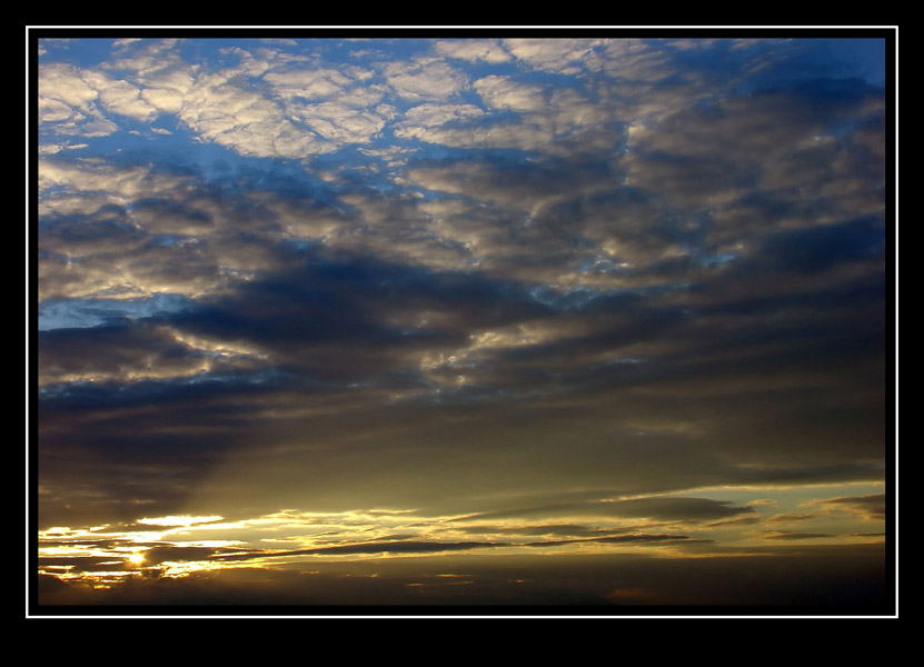фото "Sunset 1" метки: пейзаж, закат, облака