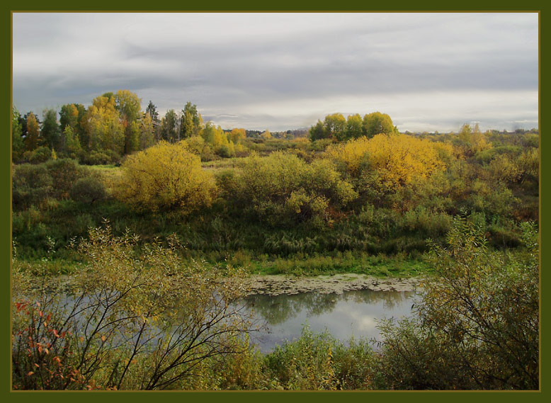 photo "Autumn dull day" tags: landscape, autumn, water