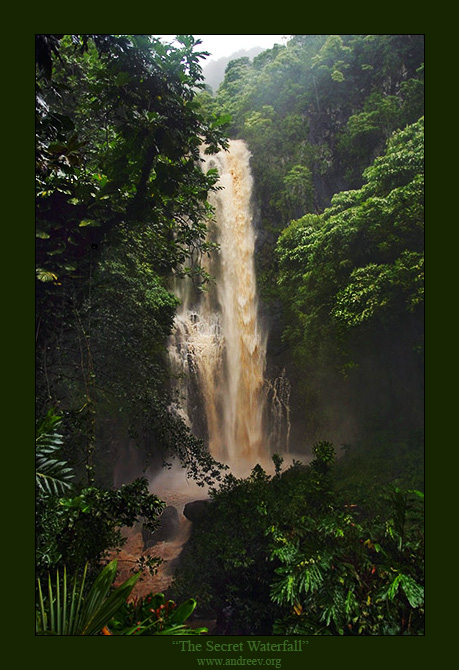 photo "The Secret Waterfall" tags: travel, landscape, North America, forest