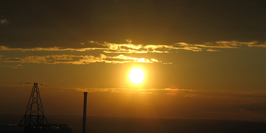 photo "In sky muoth" tags: landscape, clouds, sunset