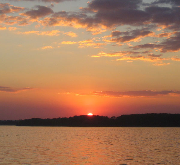 photo "Volga sunset again" tags: landscape, sunset, water