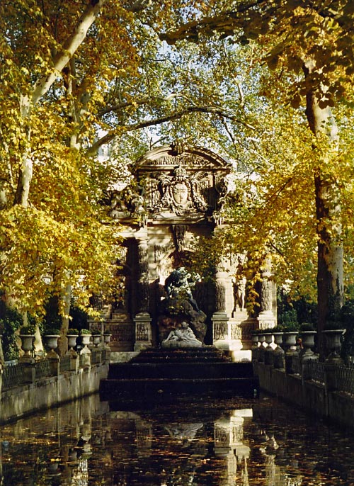 фото "Autumn-Medicis Fountain" метки: пейзаж, архитектура, осень