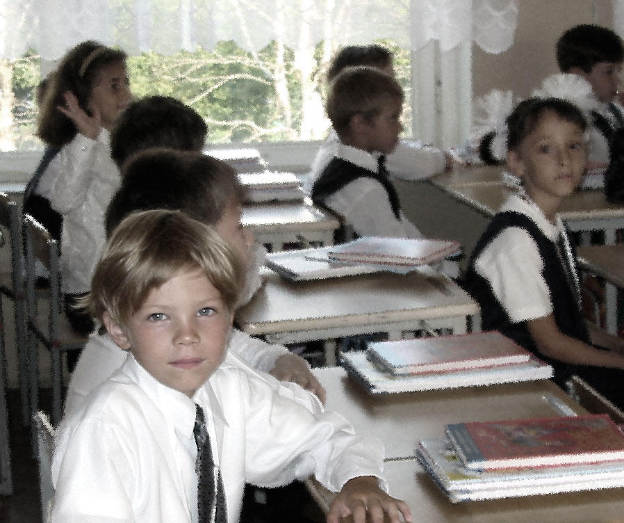 photo "The first day at school" tags: portrait, genre, children