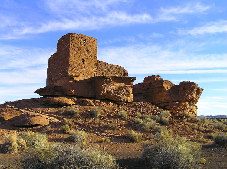 photo "Wukoki Ruin" tags: architecture, travel, landscape, North America