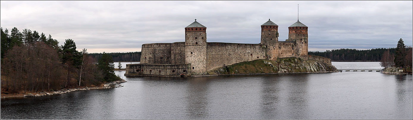 photo "Olavinlinna Castle" tags: architecture, panoramic, landscape, 