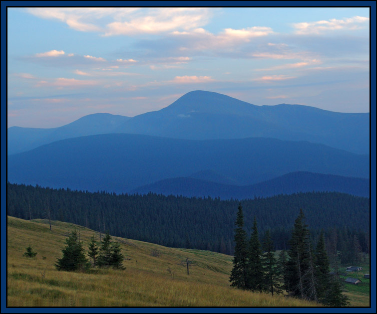 photo "Blue distance" tags: landscape, mountains