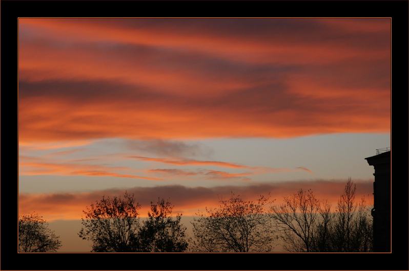 photo "Crimson heavens (decline)" tags: landscape, genre, sunset