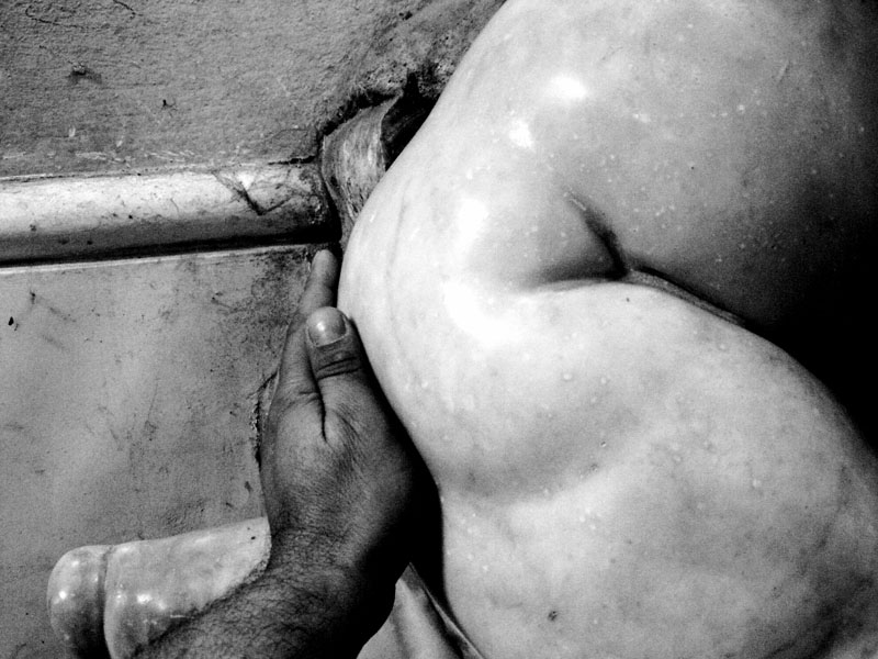 фото "Flesh on marble- Hot vs cold" метки: абстракция, юмор, 