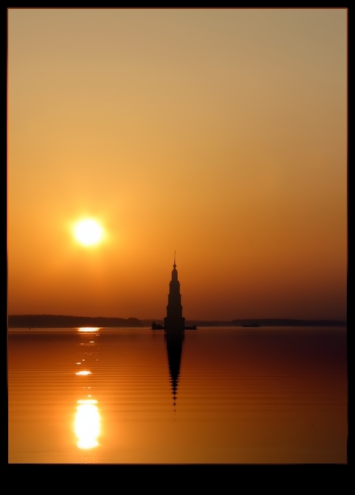 photo "Golden July" tags: landscape, sunset, water