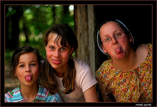 photo "those crazy girls !" tags: portrait, children, woman