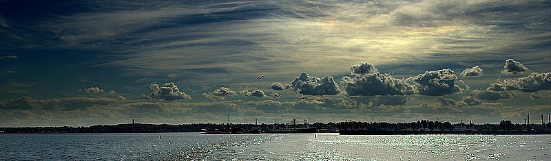 фото "Облака над Финским заливом" метки: пейзаж, вода