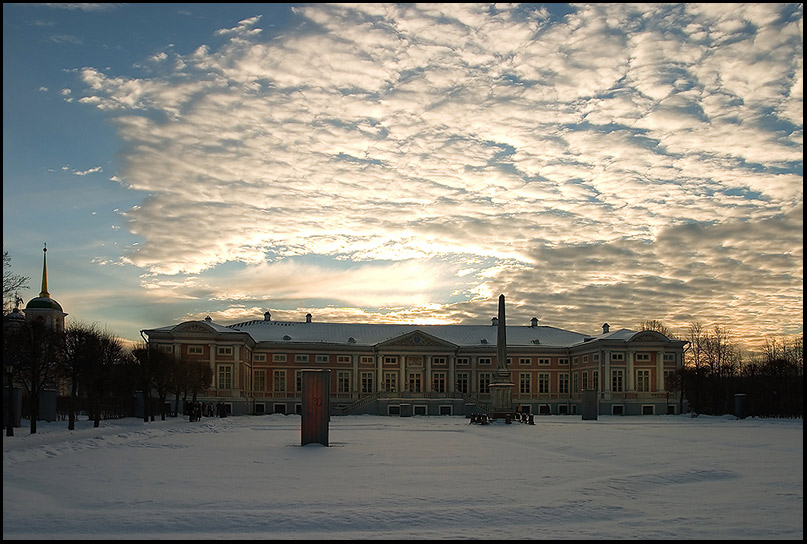 photo "Evening in manor." tags: architecture, landscape, 