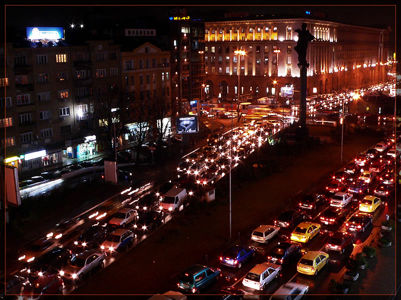 photo "nightly traffic" tags: landscape, travel, Europe