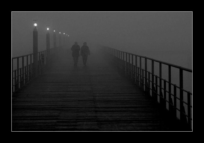 photo "Fog" tags: landscape, black&white, night