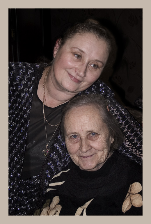 photo "Mother with a daughter" tags: portrait, 