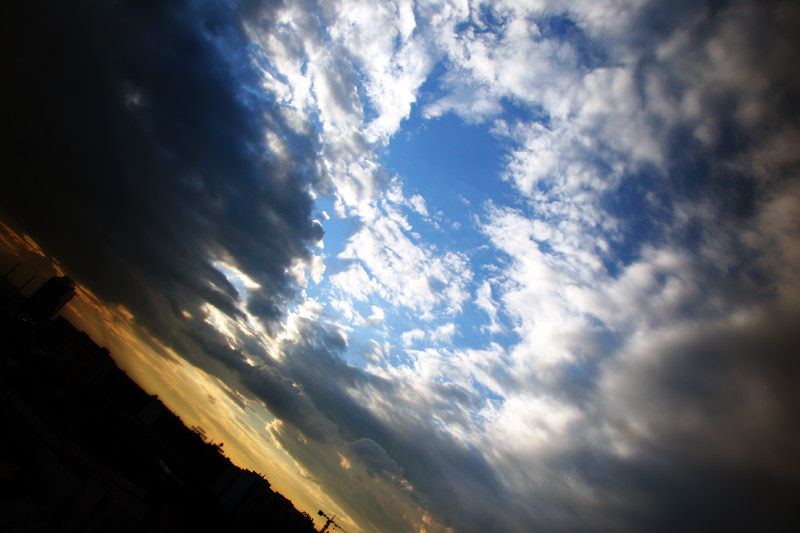 фото "Край неба" метки: пейзаж, закат, облака