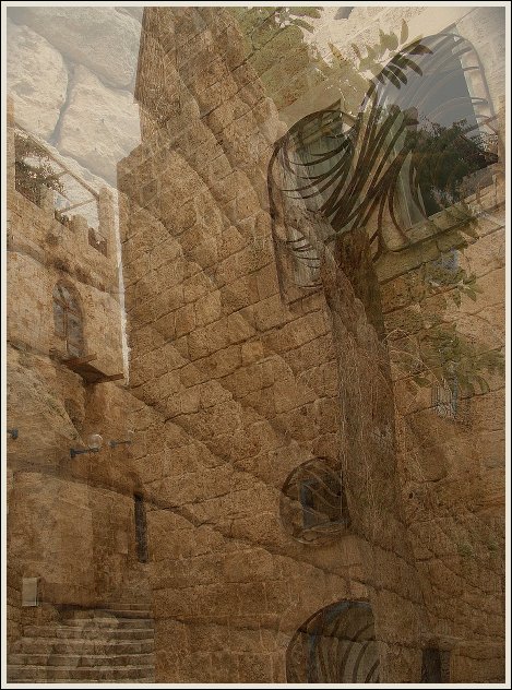 photo "Old Yaffa Walls" tags: architecture, montage, landscape, 