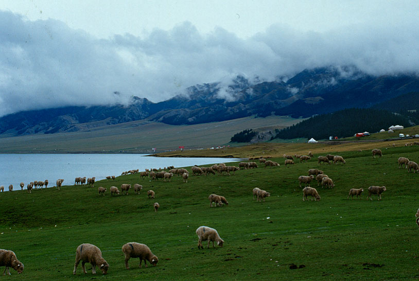 photo "Sailimu Lake-2" tags: landscape, mountains, water