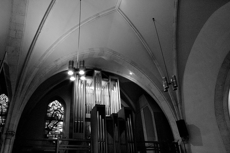 photo "organ" tags: black&white, 