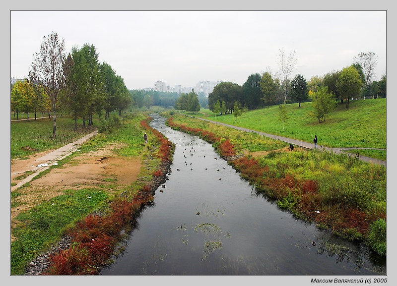 photo "Autumn on Yauza" tags: landscape, autumn, water