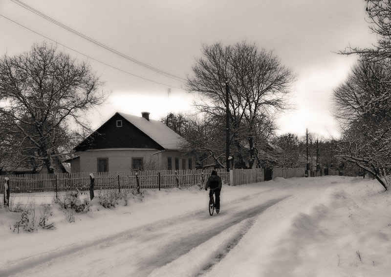 фото "зима в деревне" метки: пейзаж, жанр, зима