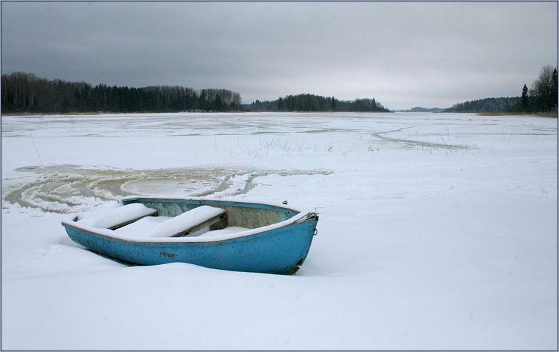 photo "End of season..." tags: landscape, water, winter