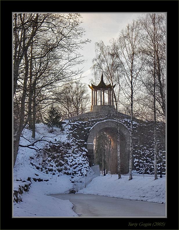 фото "Графика зимнего парка" метки: архитектура, пейзаж, зима