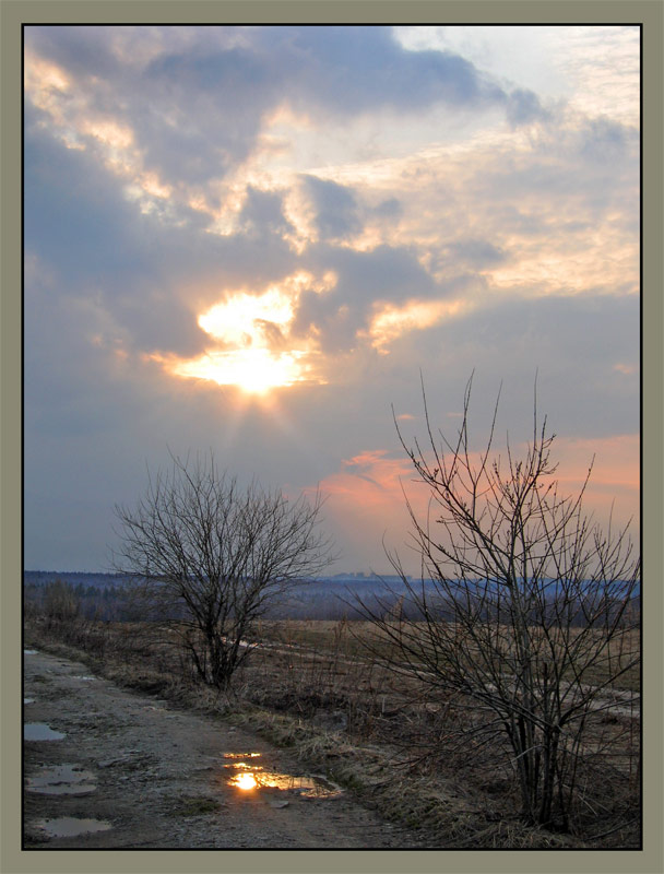фото "Две дороги" метки: пейзаж, весна