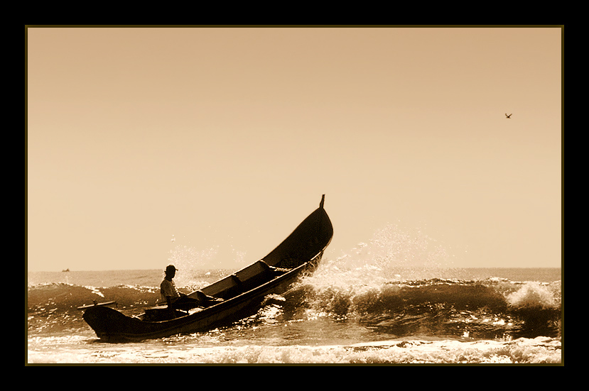 photo "The fisherman" tags: landscape, water