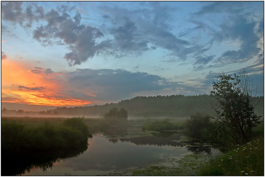 фото "Красота русского вечера" метки: пейзаж, закат, облака