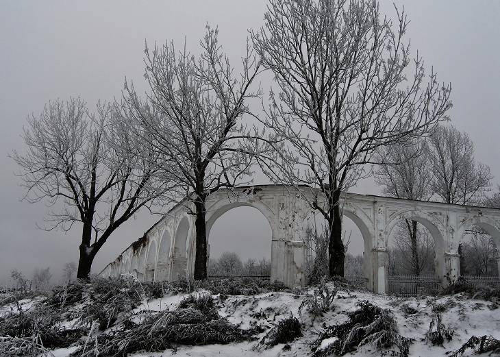 фото "У аркады Гостинного Двора" метки: архитектура, пейзаж, зима