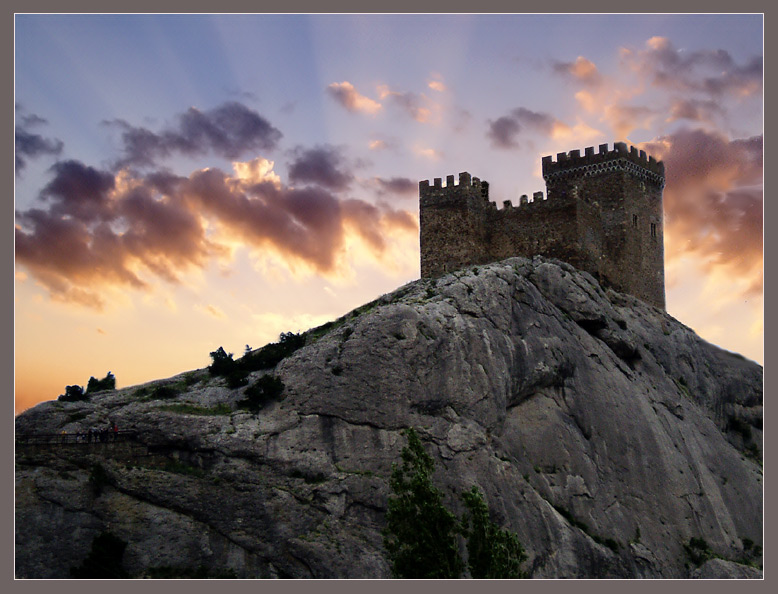 photo "The old stronghold" tags: architecture, travel, landscape, Europe