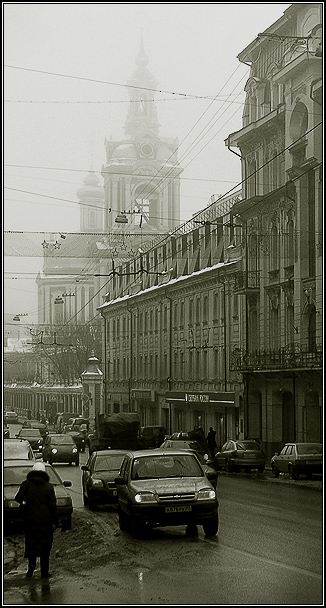 photo "Moscow. In the Basmannaja street" tags: architecture, landscape, winter