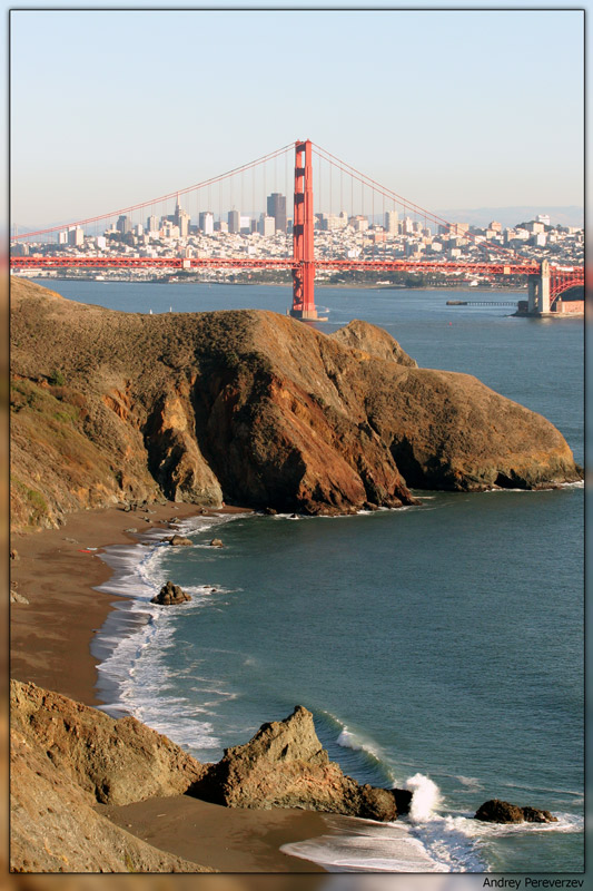 photo "View Through Golden Gate" tags: architecture, travel, landscape, North America