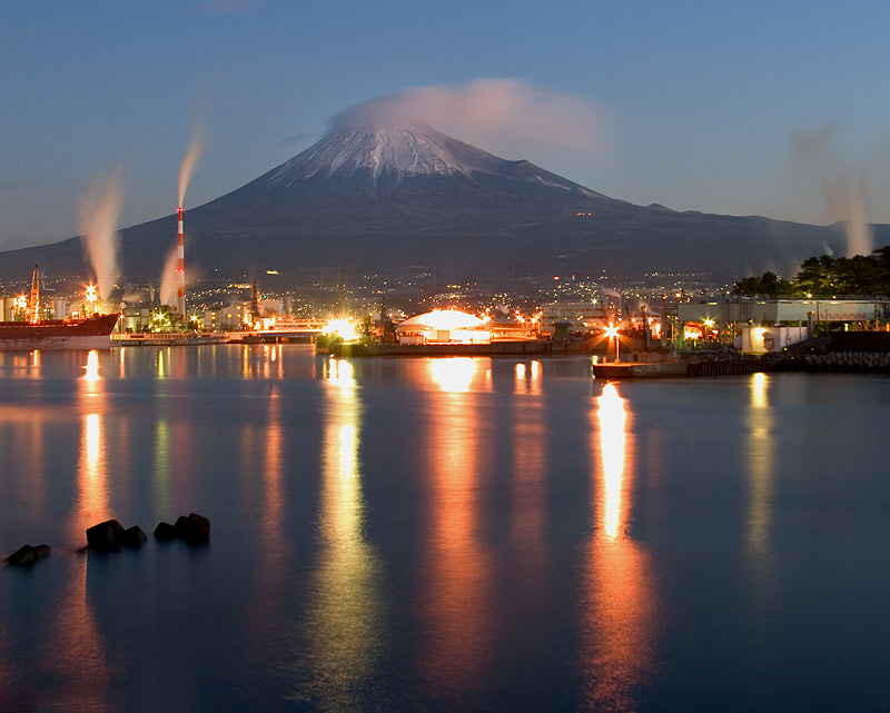 photo "Tagonoura2" tags: landscape, mountains, night