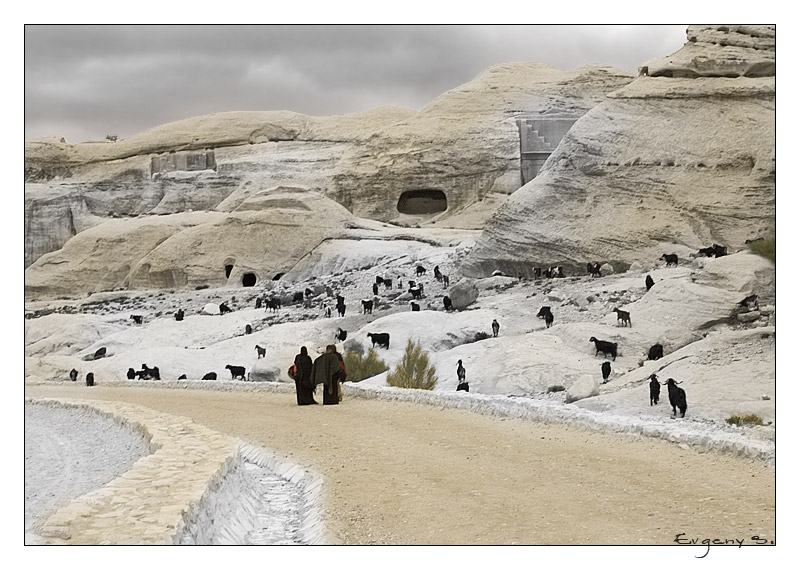 photo "herders" tags: travel, landscape, Asia, mountains