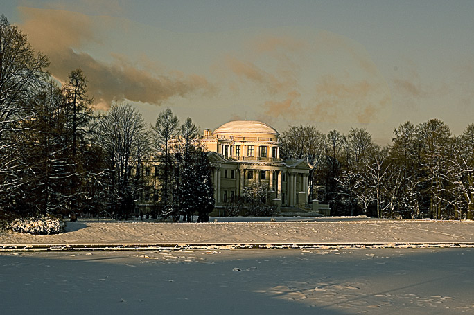 фото "Елагин дворец зимой" метки: архитектура, пейзаж, 