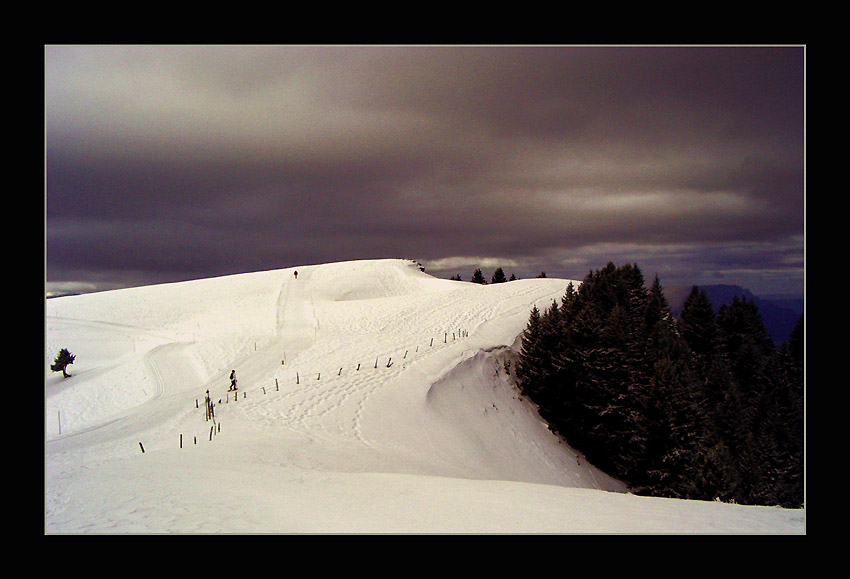 photo "Loneliness..." tags: landscape, mountains, winter