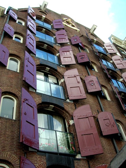 фото "Окна Амстердама" метки: путешествия, архитектура, пейзаж, Европа