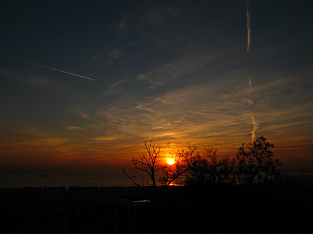 photo "Thermaikos" tags: landscape, clouds, sunset