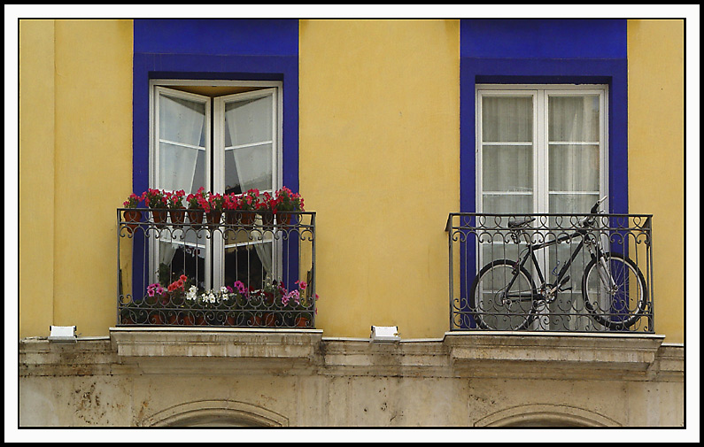 photo "The decorative bicycle" tags: architecture, humor, landscape, 