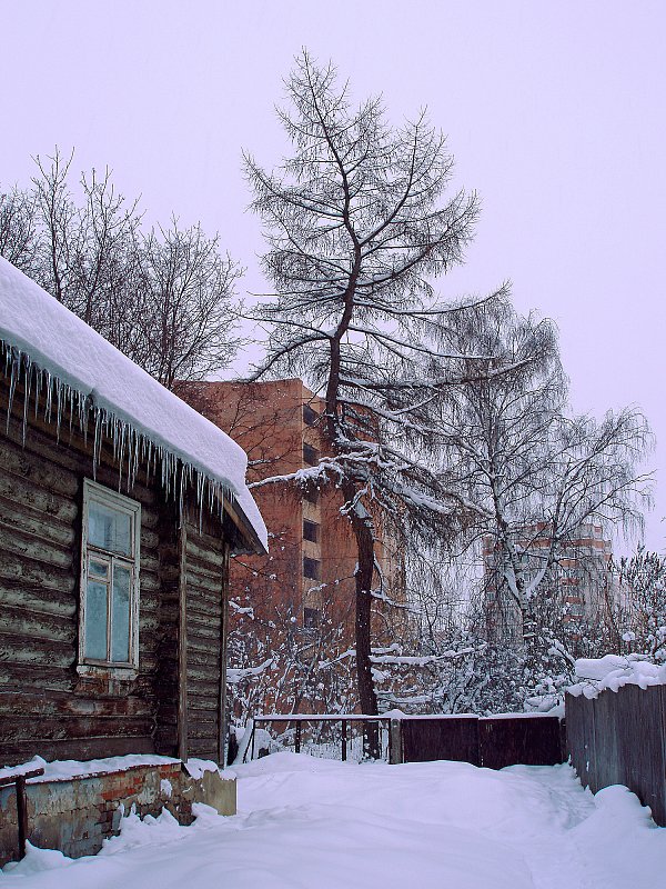 фото "Дворы маленького города (5)" метки: пейзаж, архитектура, зима