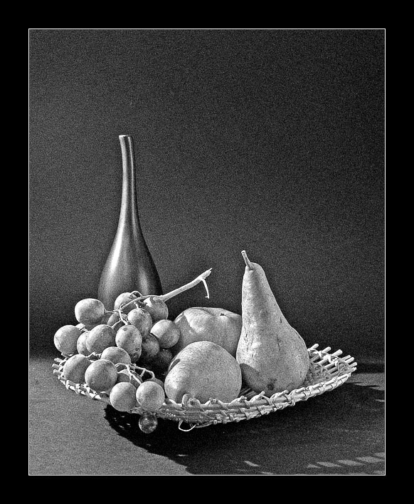 photo "In gray" tags: still life, black&white, 