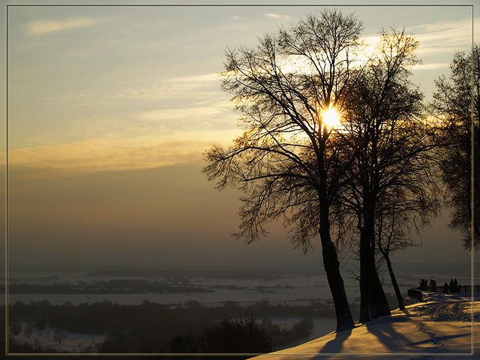 photo "***" tags: landscape, sunset, winter