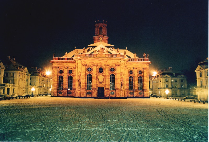 photo "Ludwigskirche snowed" tags: architecture, travel, landscape, Europe